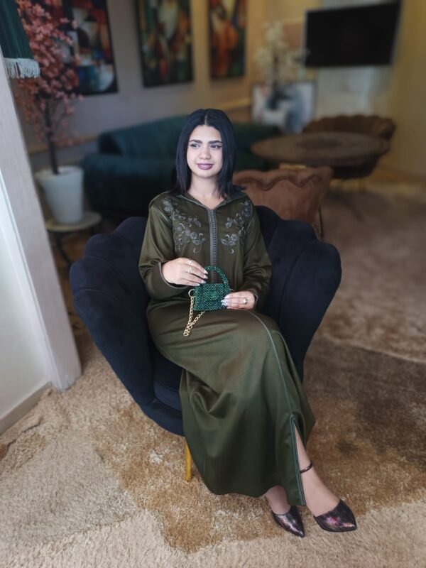 Jellaba marocaine traditionnelle fait main – Image 4