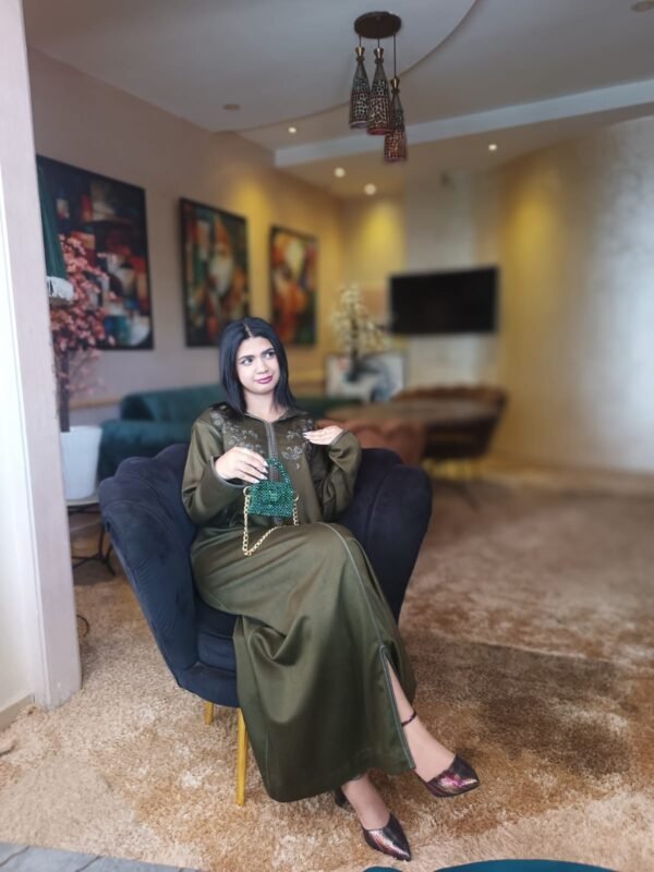 Jellaba marocaine traditionnelle fait main – Image 7