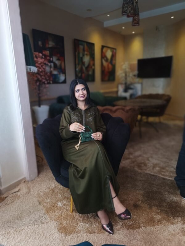 Jellaba marocaine traditionnelle fait main – Image 5