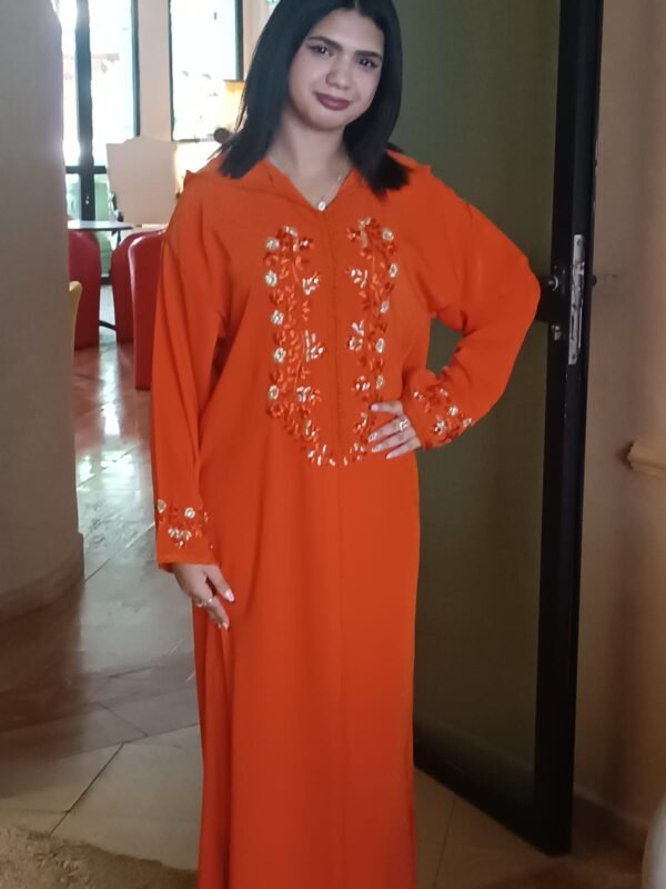 Jellaba marocaine traditionnelle fait main – Image 5