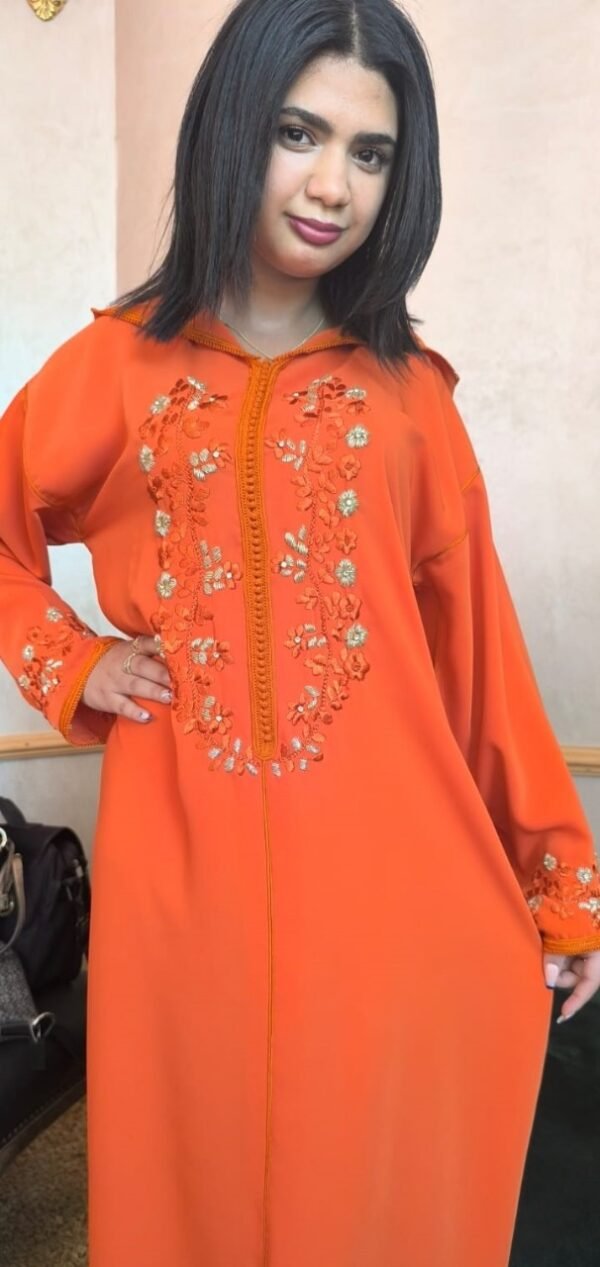 Jellaba marocaine traditionnelle fait main – Image 4