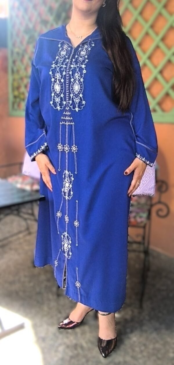 Très belle jellaba marocaine traditionnelle fait main handmade – Image 5