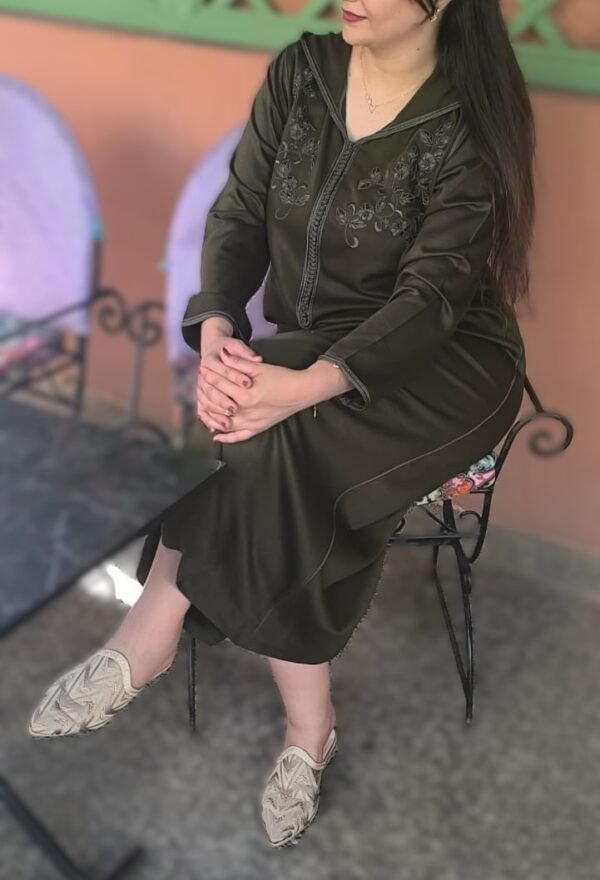 Jellaba marocaine traditionnelle fait main – Image 9