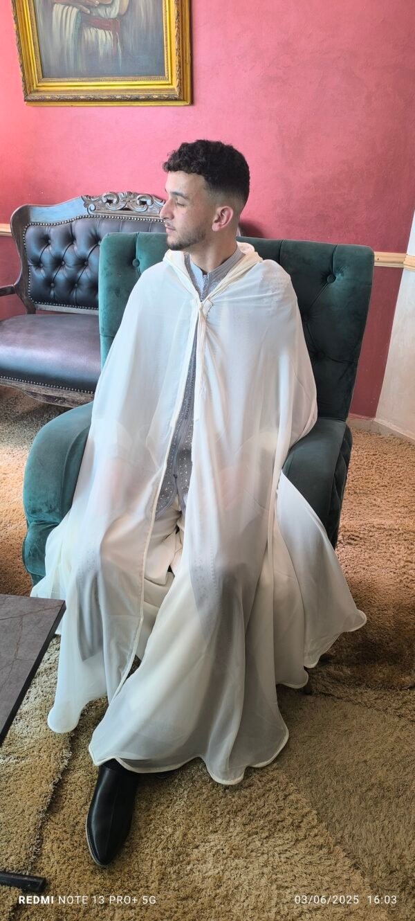 Cappe marocaine traditionnelle fait main handmade – Image 3