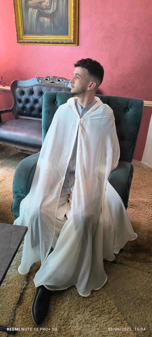 Cappe marocaine traditionnelle fait main handmade – Image 4