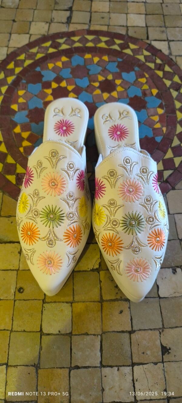 Babouches traditionnels marocains haut – Image 9