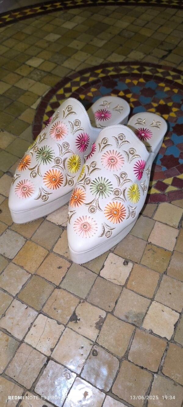 Babouches traditionnels marocains haut – Image 7