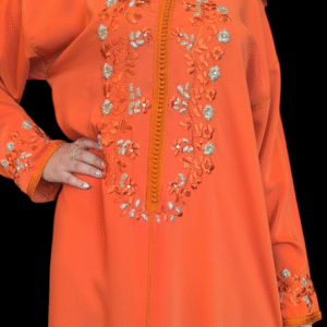 Jellaba marocaine traditionnelle fait main