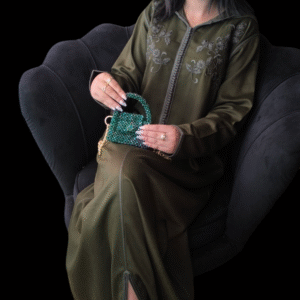 Jellaba marocaine traditionnelle fait main