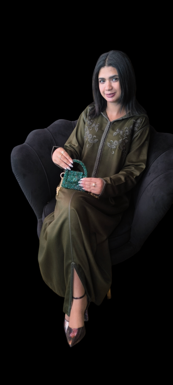 Jellaba marocaine traditionnelle fait main