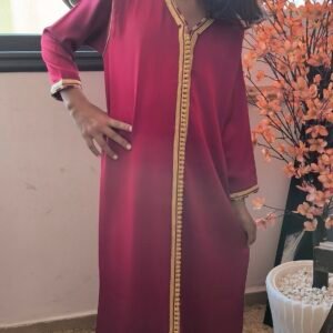 caftan marocain fait main pour fillette