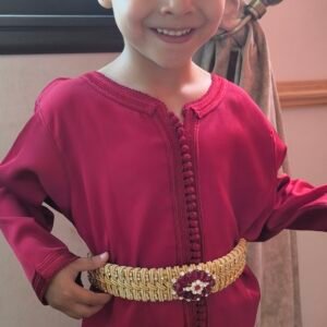 caftan marocain fait main pour fillette