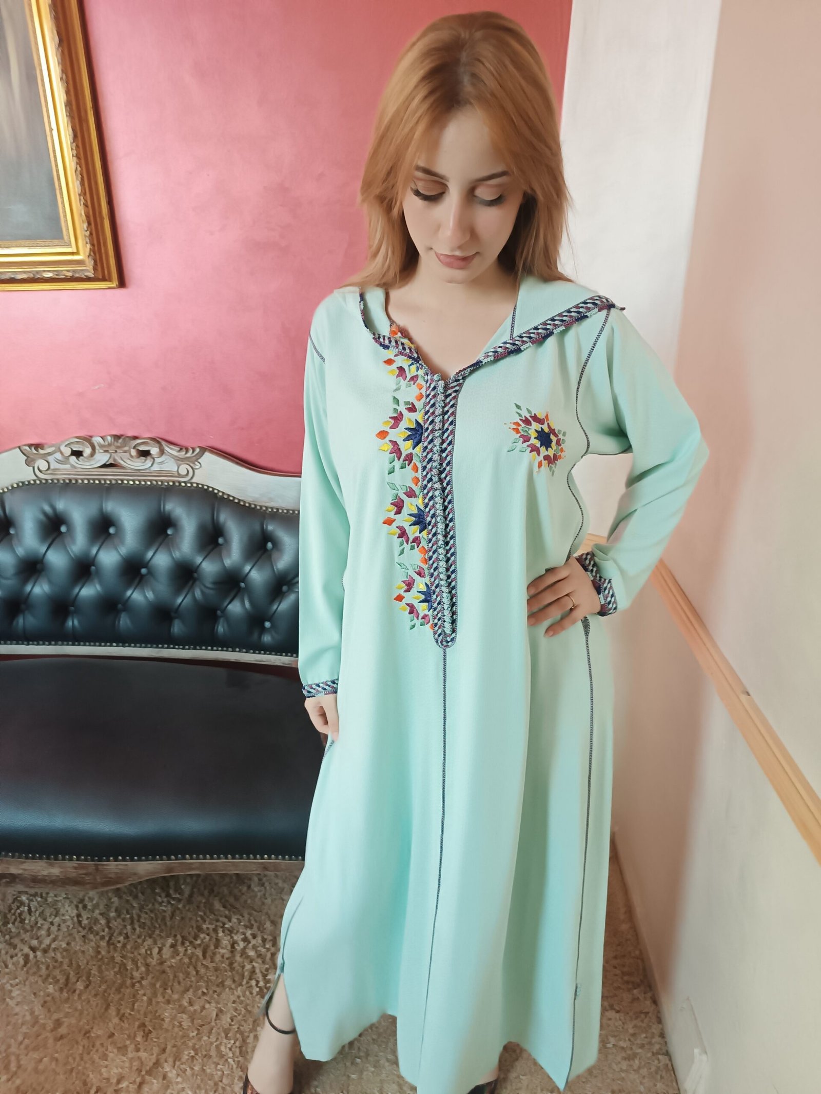 Très belle jellaba marocaine traditionnelle – Image 8