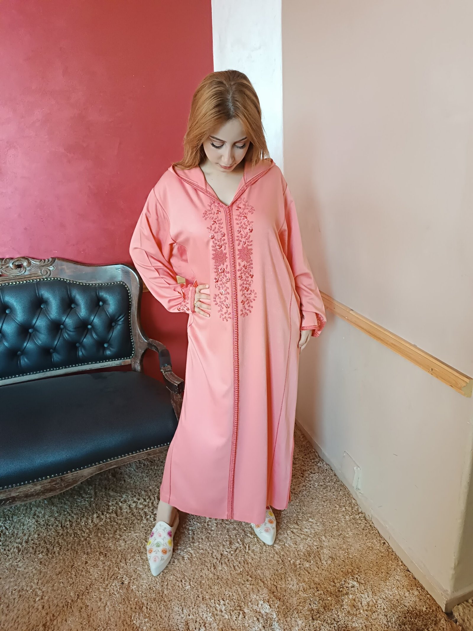 Très belle jellaba marocaine traditionnelle – Image 3