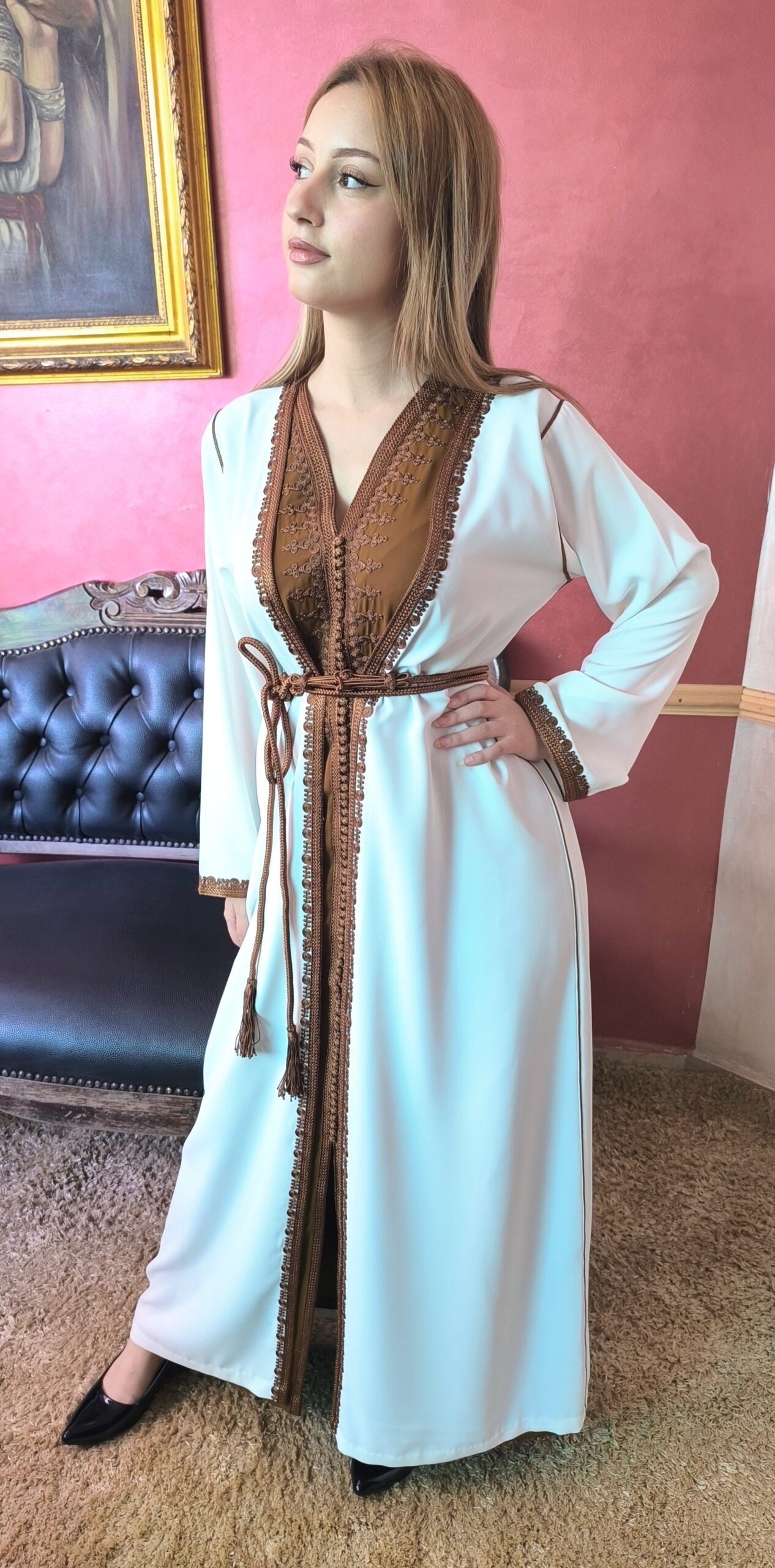 Beau kimono style marocain traditionnel – Image 4