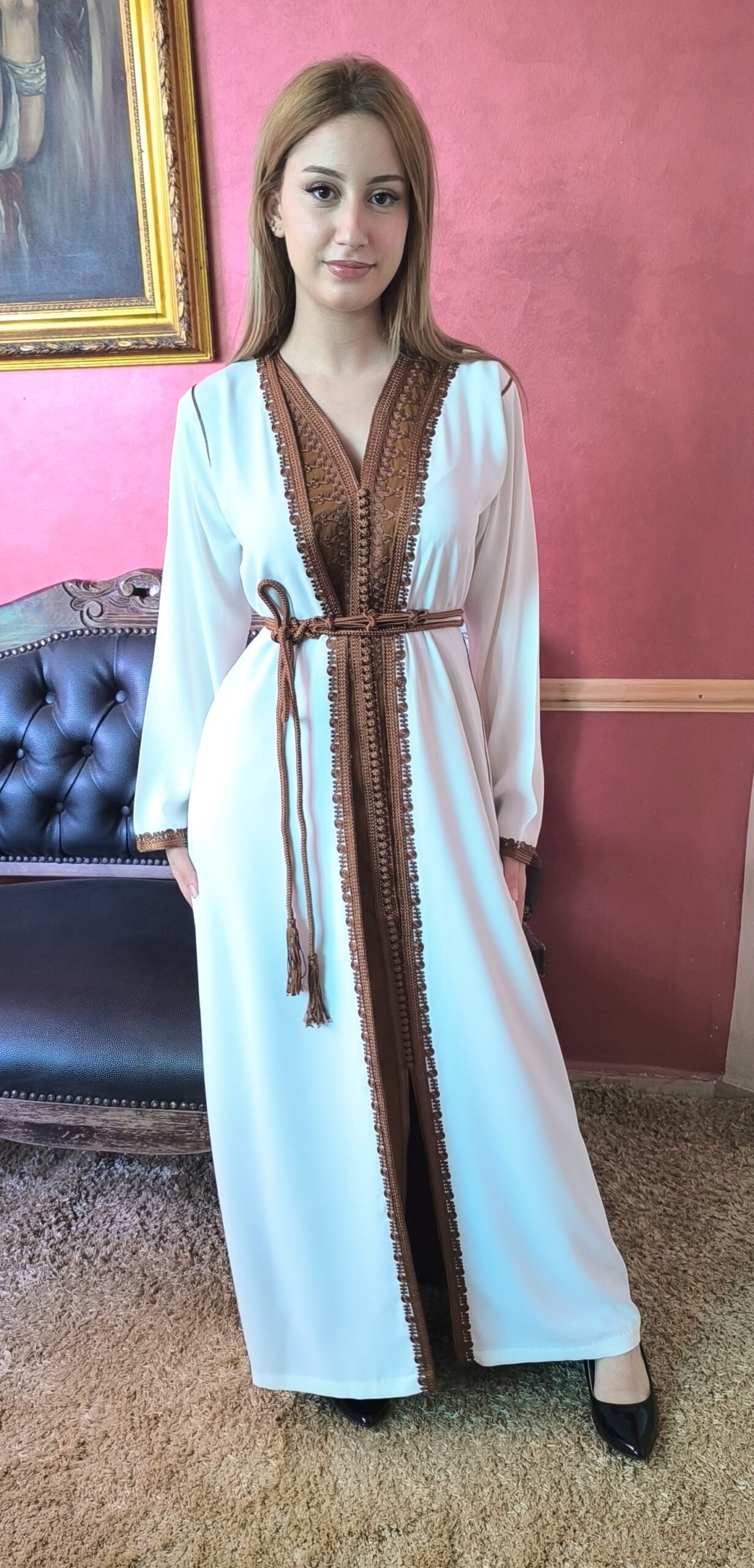 Beau kimono style marocain traditionnel – Image 2